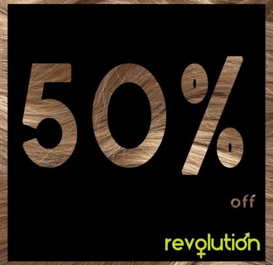 50% OFF when you book with Ellie, Revolution Hair & Beauty Offers